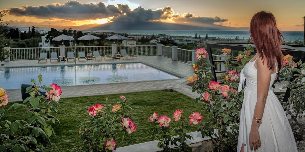 Вилла Cretan Blu Platanias Платаньяс Экстерьер фото
