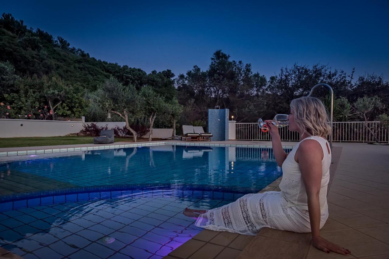 Вилла Cretan Blu Platanias Платаньяс Экстерьер фото
