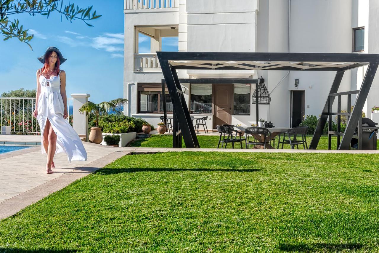 Вилла Cretan Blu Platanias Платаньяс Экстерьер фото