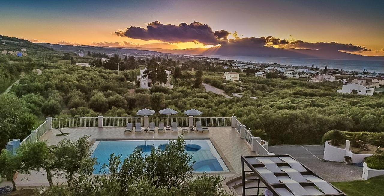 Вилла Cretan Blu Platanias Платаньяс Экстерьер фото